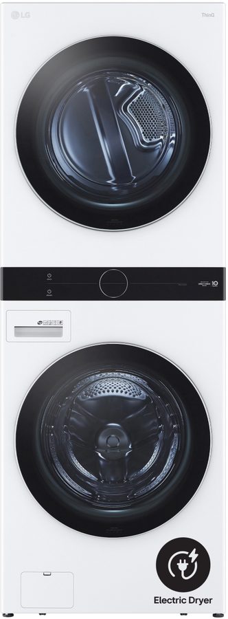 LG WKEX200HWA WashTower stacked laundry center product photo (source: AJ Madison)