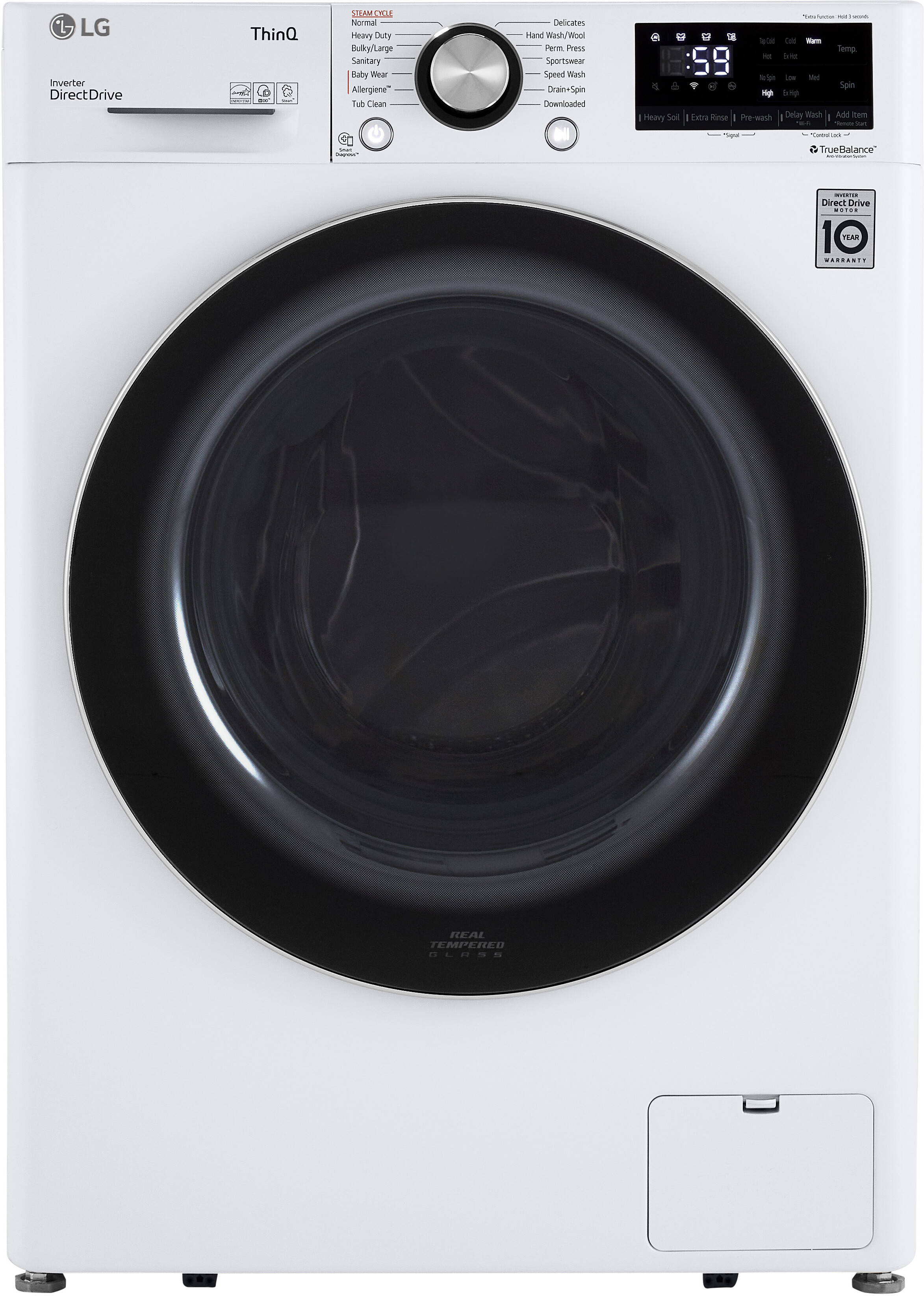 LG LG 2.4 cu. ft. Compact 24" Front Load Washer product photo (source: AJ Madison)