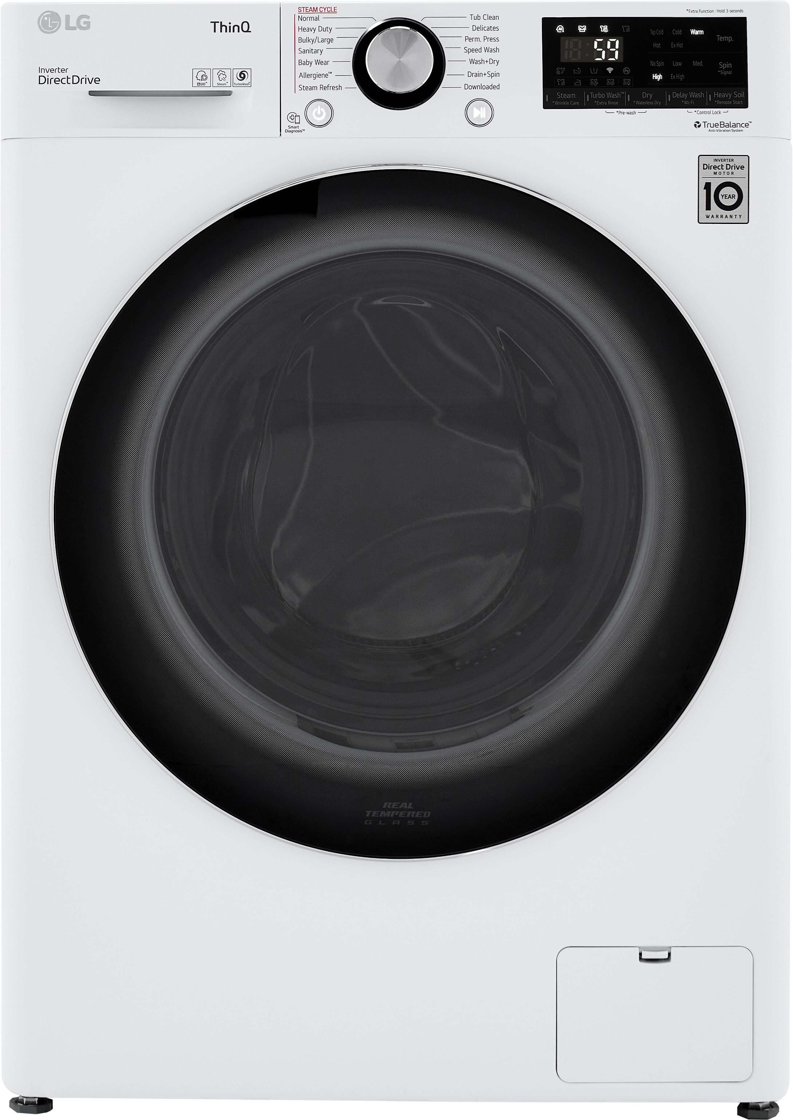 LG LG 2.4 cu. ft. Compact All-in-One Washer & Dryer Combo (Smart wi-fi Enabled) product photo (source: AJ Madison)